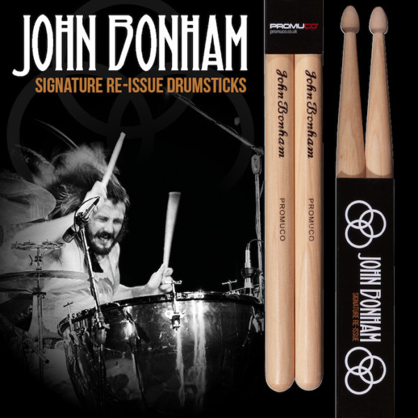 John Bonham Signature Drumsticks Reissued for 2020 Mike Dolbear